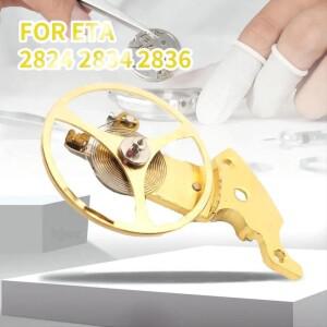 ETA 2824 시계 운동 부품 수리 도구 액세서리에 대 한 홀더와 기계식 밸런스 휠 스프링