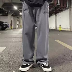 3컬러 캐주얼 루즈핏 밴딩 일자 데일리 남성 면팬츠