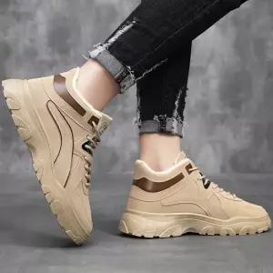 방한워커 겨울 남자 패션워커 털안감 부츠 하이탑 남자워커코디 남자신발보세신발