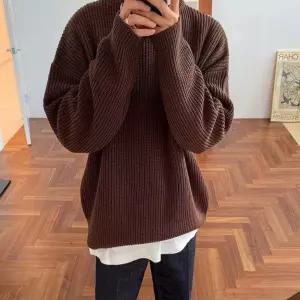 [모로엠]남성 루즈핏 깔끔 보세 니트 맨투맨 ON-KN-QWFFX2U3