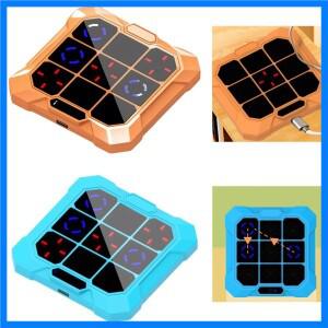 Tic TAC 발가락 볼트 게임 여행 게임 소형 자동차 타기 어린이를위한 휴대용 재미 휴대용 퍼즐 게임 콘솔