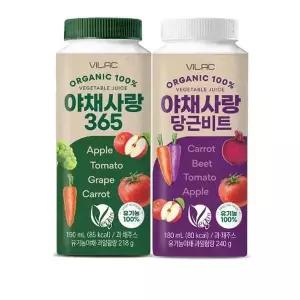 [셀러허브]야채사랑365 190mL+야채사랑 당근비트 180mL(각각12EA) (S32614033)