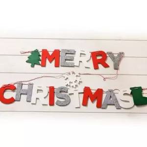 트리 크리스마스 장식 리스 크리스마스 소품 글자 펠트 트리 크리스마스