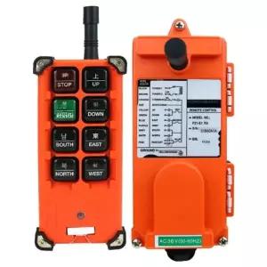 프리미엄 산업용 무선 리모컨 스위치 조종 윈치 송수신기 컨트롤러 12-440V E-클립