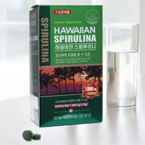 하와이안 스피루리나 180캡슐x10박스 항산화 엽록소 캐나다 영양제 부모님 어르신 선물
