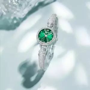 /글륵 MKGO 쥬얼리 시계 퓨마 화이트스톤 실버컬러 와치