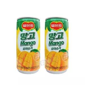 [셀러허브]무료배송 롯데 델몬트망고 로우슈거 180ml x 30캔 (S9971104)
