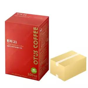 [셀러허브]린저21 헤이즐넛 노프림 100T X 10개 헤이즐럿 블랙커피 (S12688391)