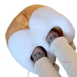 베이지 손난로 시바견궁둥이 USB 발열쿠션 발난로zab725