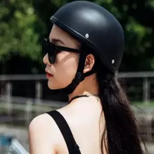 반모 바이크 헬멧 여름 빈티지 패션스냅백 소두핏 카본 파이버 패턴 -2