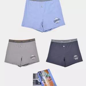 레이온 혼방 로프트 주니어 트렁크-3매입팬티 남속옷 팬티 사각 학생 아팬티 패션 데일리