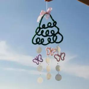 크리스마스 모루철사 트리 모빌 만들기 세트