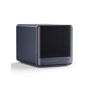 MINISFORUM N5 PRO 5베이 데스크탑 AI 연결 12코어 네트워크 1XM.2+2XU.2 /24T 128GB SSD, /M.2 없음) 9 스토리지 370 OCULINK, (디스크 1X5GBE, CPU, 2XUSB4(8K), HDMI, 8K HX 슬롯, 1X10GBE, NAS, RYZEN AMD