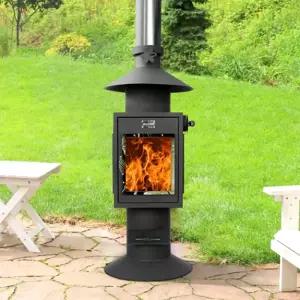 파이어가든 화목난로 불멍 화덕 불멍 가정용 벽난로 스토브 캠핑