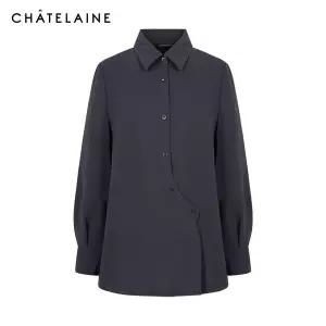 [샤트렌] 언발 버튼라인 블라우스_HCCWBL102