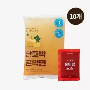 [슬로우래빗]단호박 곤약면 27kcal 180g+매콤소스 포함 10개입