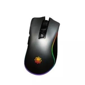 몬스타기어 RGB 게이밍 마우스 유선 테프론 건메탈