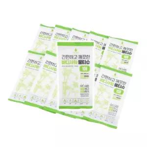 (60x30)바디티슈 샤워티슈 샤워물티슈 휴대용 개별포장