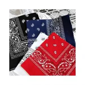 샵플링 면등산용 손수건 면스카프 페이즐리 반다나 등산 아웃도어 단체 행사 선물