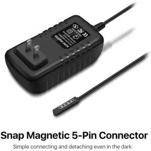 Microsoft Surface RT Surface Pro 1 및 2 1512 1513 1516 1572 충전기용 24W 12V 2A AC 어댑터