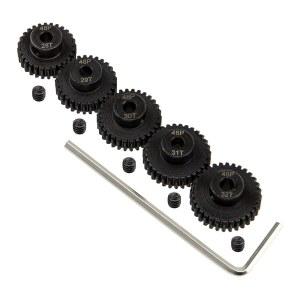 5팩 SHAREGOO 스틸 48P 3.175MM 피니언 적합, RC 버기와 I ARRMA 29T 32T KYOSHO TAMIYA /10 샤프트에 /8인치) 기어 30T 31T ASSOCIATED 몬스터 1 세트 LOSI TRAXXAS 28T (1 자동차 AXIAL 호환 트럭