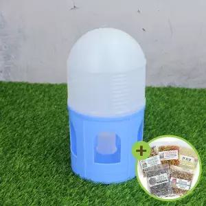 [하프클럽/올펫몰]사이펀 급수기(소) 닭 병아리 모이통 먹이통 K-63