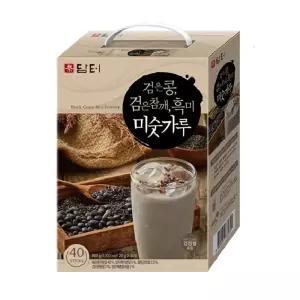 블랙곡물 미숫가루 40스틱 검은콩 흑미 검은참깨 간편 건강음료
