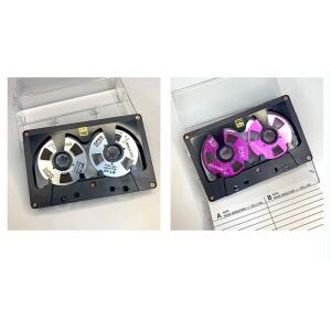 레트로 빈 오디오 테이프 수제 릴 투 카세트 50min 중공 미니 Ppening 녹음