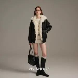 램스킨 베지터블 양가죽 점퍼 울 패딩 양털 퍼 뽀글이 토스카나 야상