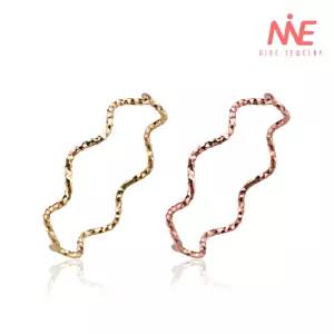 나인주얼리 14k 실반지 타입J 컷팅반지 레이어드링