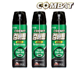 헨켈 컴배트 개미약 스피드 세이프 에어졸 450ml 3개 개미살충제