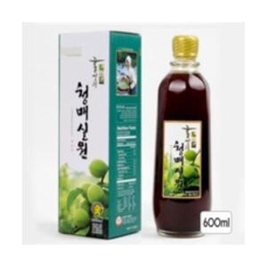홍쌍리 매실액 매실청 국내산 매실 원액 액기스 엑기스 농축액 차 600ml