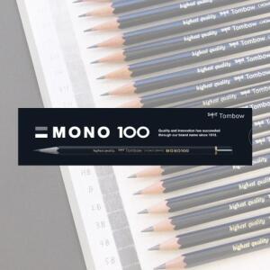 HGR 톰보우 모노100소묘연필12 H HB B 2B 3B 4B 5B 6B (12개입)