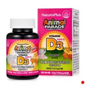 [하프클럽/기타]네이처스플러스 비타민D3 어린이 츄어블 뼈 건강 60정