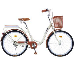 바구니자전거 대학생 로드자전거 통근 경량 장보기용 출퇴근 발레단속스켈레톤특혜판블랙 클래식