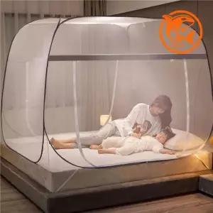 사각 디자인 원터치 모기장 침대형 방충망 텐트형 해충막이 1974783 J