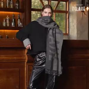 프리마클라쎄 울100 로고 후드 머플러 1종