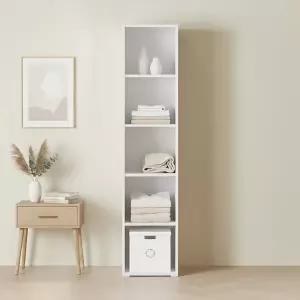 아씨방가구 피트 원룸 틈새 5단 오픈 틈새 선반 옷장 400