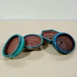 분재 화분 도자기옥화분 소형 대형 사각분 도자기 고급분 해외 정차