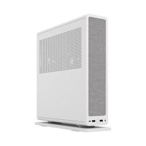 프랙탈 디자인 리지 화이트 - PCIe 4.0 라이저 카드 2X 140mm PWM 측면 팬 타입 C USB m-ITX PC 게이밍 케이스