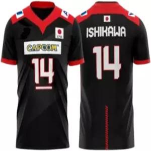 이시카와 일본 배구 맞춤형 저지 셔츠
