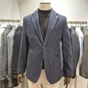 [본](마산점) BON 네이비 이태리수입원단 FORTEX 플란 소프트 지도리 자켓 BN4WEA253NY