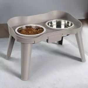 키높이 개 밥그릇 물그릇 높은 사이즈 사료 중형견 소형 큰 식탁