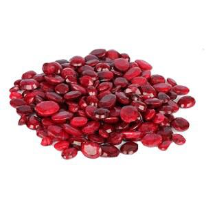 리얼젬스 내추럴 아프리카 비둘기 레드 루비 100 Ct. /7개 면 루즈 원석 로트 7월 탄생석 RRL-1