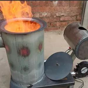 공장 폐유 난로 농업용 열풍기 창고 스토브 가열로 농막 폐식용유 히터 농축 팬 온실 야외