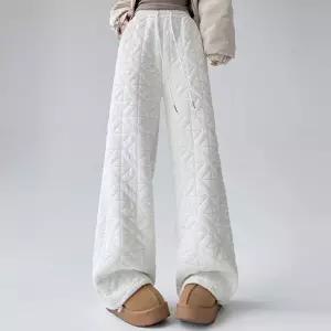 [라일리여성의류] Rly  기모 팬츠 허리밴딩 패딩바지 겨울 두꺼운바지