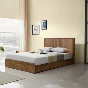 (수도권무료) 보루네오 템바 원목수납침대 SS DB4047