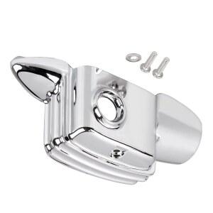 릴러 리어 브레이크 마스터 실린더 커버, ABS 블랙 / 크롬 리어 브레이크 마스터 실린더 커버, 할리 데이비슨, 크롬과 호환 가능