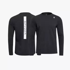 [스파이더]공용 백레터링 긴팔 티셔츠 SPIPCNRL211UBLK 709676