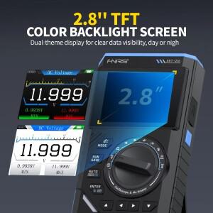 FNIRSI DST-210 3-in-1 디지털 오실로스코프 멀티미터 19999 카운트 10MHz 48Msps 휴대용 자동차 전기 도구